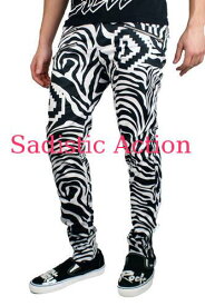 【即納】Party Rock Clothing Zebra Pants WH 【Party Rock Clothing】【PR-SH-Zebra Pants-WH】