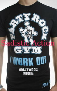 �y���[�zParty Rock Clothing Party Rock Gym Tees B/A �yParty Rock Clothing�z�yPR-MT-Party Rock Gym Tee-BK/AQ�z
