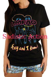 �y���[�zParty Rock Clothing(BRAVADO) SEXY SKETCH NEON T-SHIRTS BK �yParty Rock Clothing�z�yPR-MT-33861003-BK�z