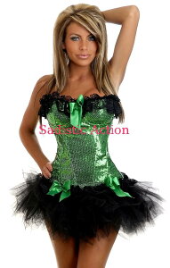 �y���[�zDaisy Corset�@Sequin Burlesque Underwire Corset �y�N���X�}�X�R�X�`���[���z�yDaisy Corsets (�R���Z�b�g�A�R�X�`���[���A�����W�F���[�A�ߑ��j�z�yDC-COR-1554T�z