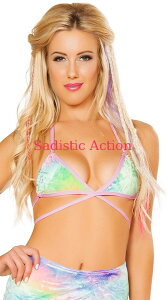 �y���[�zJ Valentine Pastel Triangle Top �yJ Valentine(�_���X�E�F�A�A�ߑ��A�R�X�`���[���A����)�z�y�g�b�v�X�z�yJV-DW-FF611�z