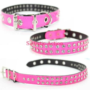 �y���[�zFUNK PLUS Choker with 2ROW Rhinestone on Patent �yFUNK PLUS(���U�[�A�N�Z�T���[�A���U�[�}�X�N�A�n�[�l�X�A�|���X�n�b�g���j�z�y�`���[�J�[�E�l�b�N���X�z�yFP-CK248P.NPI�z