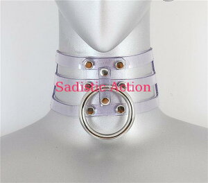 �y���[�zFUNK PLUS TRIPLE HOLE SINGLE RING CHOKER �yFUNK PLUS(���U�[�A�N�Z�T���[�A���U�[�}�X�N�A�n�[�l�X�A�|���X�n�b�g���j�z�y�`���[�J�[�E�l�b�N���X�z�yFP-CK-FB215VN-CLR �z