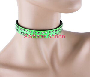 �y���[�zFUNK PLUS Choker with 2ROW Rhinestone on Patent �yFUNK PLUS(���U�[�A�N�Z�T���[�A���U�[�}�X�N�A�n�[�l�X�A�|���X�n�b�g���j�z�y�`���[�J�[�E�l�b�N���X�z�yFP-CK248P.NGR�z