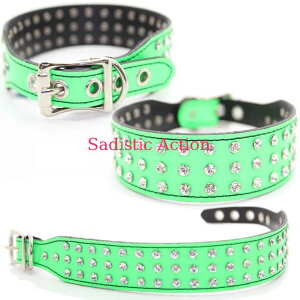 y[zFUNK PLUS Choker with 3ROW Rhinestone on Patent yFUNK PLUS(U[ANZT[AU[}XNAn[lXA|Xnbgjzy`[J[ElbNXzyFP-CK249P.GRNz