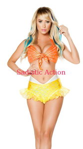 �y���[�zROMA Bright Orange and Yellow Mermaid Set �yROMA�@�i�_���X�E�F�A�A�ߑ��A�R�X�`���[���A�����j�z�y�n���E�B���R�X�`���[���z�y�_���X�E�F�A�Z�b�g�z�yRM-CO-4670�z