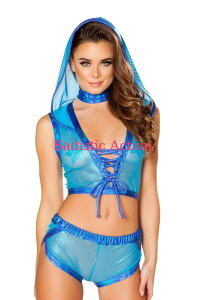 �y���[�zJ.Valentine Metallic Trim Lace-Up Hooded Top �yJ Valentine(�_���X�E�F�A�A�ߑ��A�R�X�`���[���A����)�z�y�{�g���E�X�J�[�g�z�yJV-DW-FF830-TUR�z