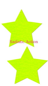 �y���[�zPasteaseNeon Yellow Day Glow Star Pasties �y�y�C�X�e�B�E�j�b�v���X�z�yPastease�i�j�b�v���X�A�y�C�X�e�B�j�z�y�j�b�v���X�E�y�C�X�e�B�z�yPT-STR-NYL�z