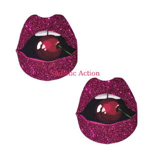 �y���[�zNIPZTIX Freaking Awesome Poppin' Cherries Pink Glitter Lip Pasties �y�y�C�X�e�B�E�j�b�v���X�z�y�j�b�v���X�E�y�C�X�e�B�z�yNeva Nude�i�j�b�v���X�A�y�C�X�e�B�j�z�yNIP-FA-CHE-NS�z
