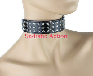 �y���[�zFUNK PLUS Choker with 3ROW Rhinestone on Patent �yFUNK PLUS(���U�[�A�N�Z�T���[�A���U�[�}�X�N�A�n�[�l�X�A�|���X�n�b�g���j�z�y�`���[�J�[�E�l�b�N���X�z�yFP-CK249P.BLK�z