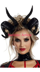 y[zPARTY KING Double Demon Horns Headpiece ynEBRX`[zyRX`[ANZT[zy}XNAʁAwbhs[XzyPARTY KINGiRX`[ARX`[ANZT[A