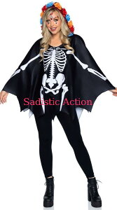 y[zLeg Avenue Day of the Dead Costume Poncho yLeg Avenue@iXgbLOAWF[AߑARX`[AjzynEBRX`[zyRX`[ANZT[zy̑zy