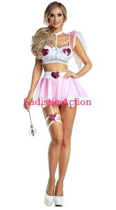y[zPARTY KING Women's Sweet Cupid Costume ynEBRX`[zyPARTY KINGiRX`[ARX`[ANZT[AߑjzyPK-CO-PK2105z