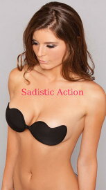 【即納】Be Wicked Adhesive bra with middle clasp. 【BE WICKED!】【ヌーブラ・ブラアクセサリー】【BW-LIN-BWXB014BK】