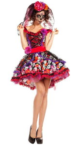 y[zPARTY KING Women's Lady of the Dead Costume ynEBRX`[zyPARTY KINGiRX`[ARX`[ANZT[AߑjzyPK-CO-PK770z