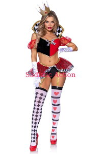 y[zLeg Avenue Wicked Wonderland Queen Costume yLeg Avenue@iXgbLOAWF[AߑARX`[AjzynEBRX`[zyLEG-CO-87138z