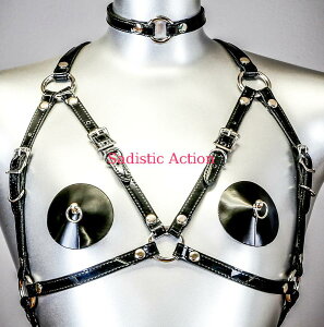 y[zFUNK PLUS BRA HARNESS ASSORTED PATENT ytFeBbVE{e[WzyxgEn[lXzyFUNK PLUS(U[ANZT[AU[}XNAn[lXA|XnbgjzyFP-XH101P-BKz