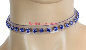 y[zFUNK PLUS 1/2" Wide Choker with Rhinestone on Vinyl yFUNK PLUS(U[ANZT[AU[}XNAn[lXA|Xnbgjzy`[J[ElbNXzyFP-CK-CK247CLR/SAPz