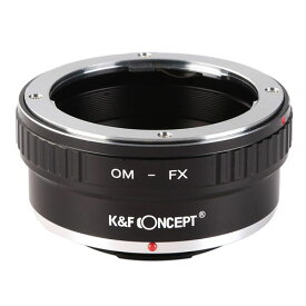 K&F Concept マウントアダプター (オリンパスOMマウントレンズをフジフィルムXマウントに取付け）KF-OMX