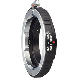 K&F Concept マウントアダプター (ライカMマウントレンズをマイクロフォーサーズマウントボディに取付け）KF-LMM43