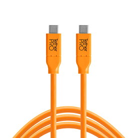 TETHER TOOLS(テザーツールズ) テザープロ USB-C to USB-C (460cm) オレンジ　CUC15-ORG