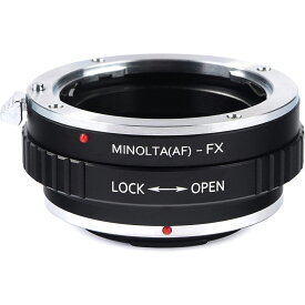 K&F Concept マウントアダプター (ソニー（ミノルタ）Aマウントレンズを富士フイルムXマウントに取付け）KF-AAX 絞りリング付き