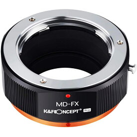 K&F Concept マウントアダプター (ミノルタMD・MC│SRマウントレンズ を富士フイルムXマウントに取付け）KF-SRX.P
