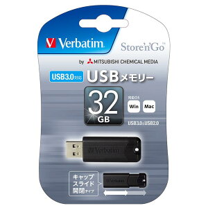 �y�l�R�|�X�֔z���zVERBATIM(�o�[�x�C�^��) 32GB USB3.0�Ή������� USBSPS32GZV1