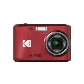 デジカメ Kodak コンパクトデジタルカメラ PIXPRO FZ45-RD レッド 光学4倍ズーム