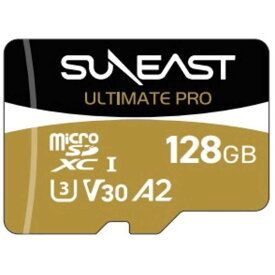 【ネコポス便配送商品】サンイースト(SUNEAST) ULTIMATE PRO GOLD microSDXC カード 128GB　SE-MSDU1128B185