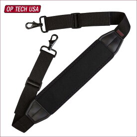 【クロネコゆうパケット配送・送料無料】オプテック（OP/TECH）　S.O.S. ストラップ ブラック　 "Saves On Shoulders" Strap