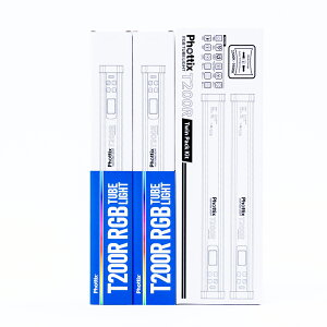 Phottix(�t�H�e�B�b�N�X) Phottix T200R RGB Tube Light Twin Kit Set (T200R RGB�`���[�u���C�g �c�C���L�b�g�Z�b�g)