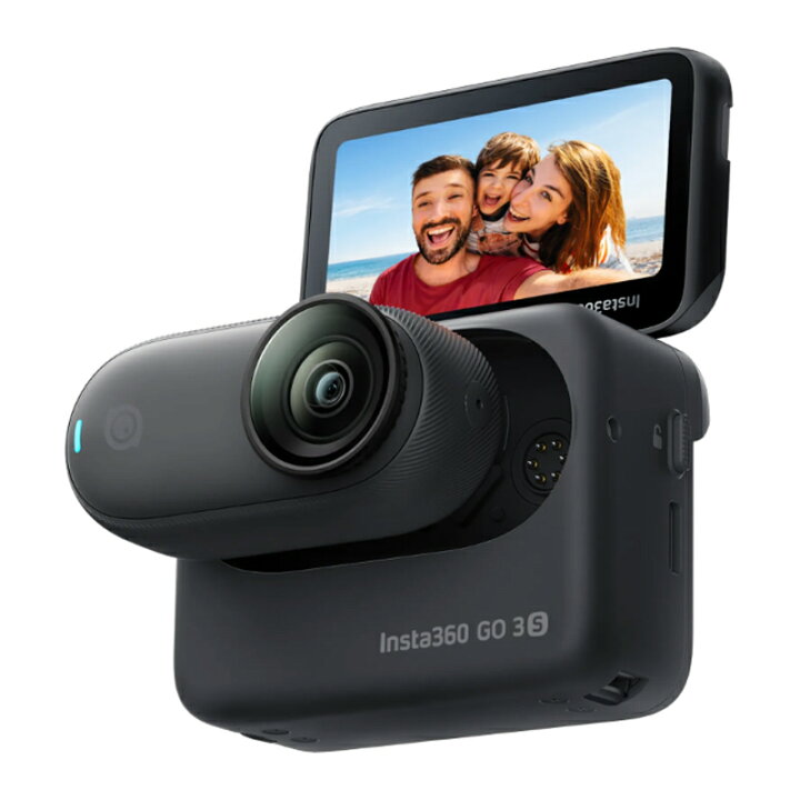 楽天市場】Insta360 GO3S 本体 ブラック 128GB 4K ハンズフリー 360度 