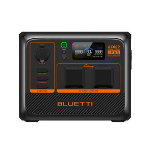 BLUETTI iu[eBj AC60P ^|[^ud | hEhof | 504WhA600W |[^ud pd h AEghA Lv