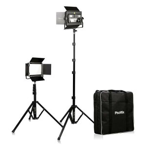 Phottix(�t�H�e�B�b�N�X) Kali 50Ra RGB LED Light Twin Kit Set RGB�t���J���[ �o�C�J���[ 2���Z�b�g �����I�y