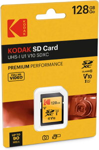 �y�l�R�|�X�֔z�����i�zKodak (�R�_�b�N) SDXC 128GB UHS-I U1 V10 Premium EKMSD128GXC10K