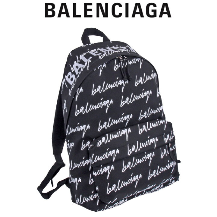楽天市場】BALENCIAGA バレンシアガ ロゴ バッグ リュック ウィール 