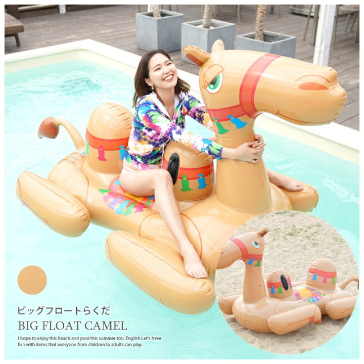 楽天市場】インスタ映え ビッグフロート らくだ Camel キャメル ビッグ 