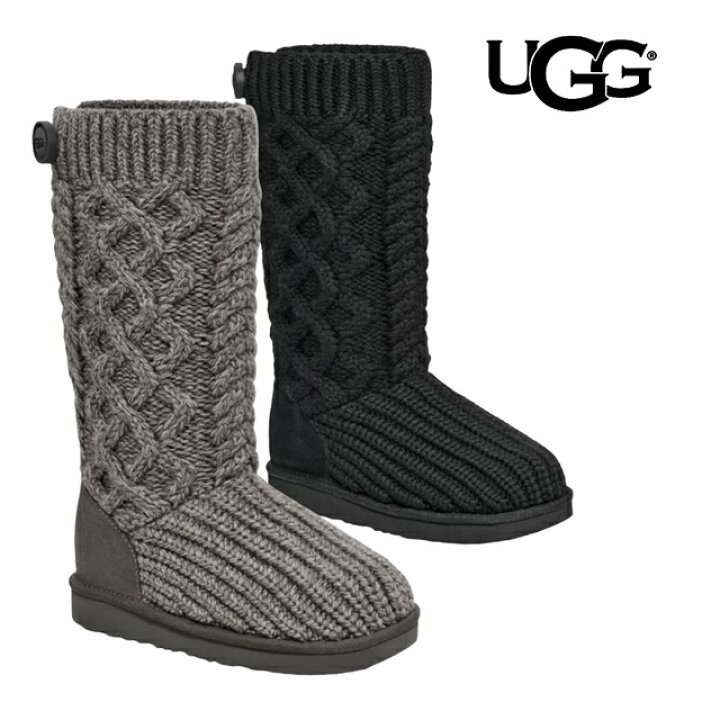 楽天市場】UGG アグ ブーツ カーディ ケーブルニット ロング 
