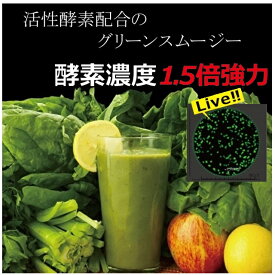 グリーンスムージー 生きてる酵素配合 生酵素 チアシード 置き換えダイエット 置換え ダイエット食 低カロリー 短期ダイエット ダイエットドリンク ジュース プラセンタ E-12 乳酸菌 飲みやすい 溶けやすい 糖質 炭水化物 の置き換え 生の酵素 酵素