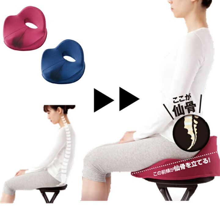 楽天市場 猫背矯正 3d立体形状 仙骨クッション 姿勢改善 猫背改善 低反発 肩凝り 腰痛 背中 背もたれ 椅子 疲れにくい クッション パソコン 在宅ワーク テレワーク デスクワーク S字カーブ カバー取り外し Coco M