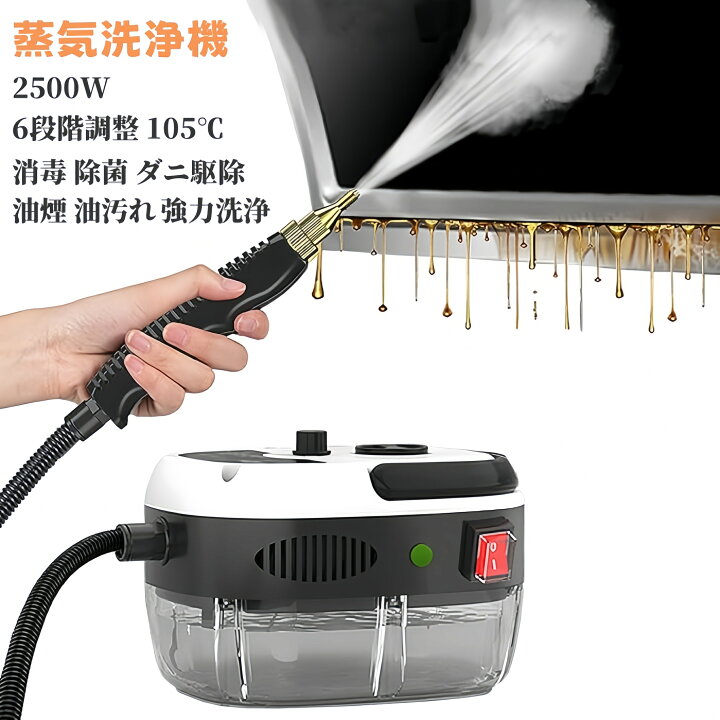 楽天市場】スチームクリーナー 高温 高圧 蒸気洗浄機 高温掃除機 