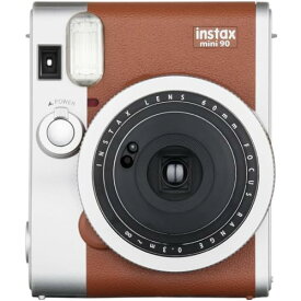 【中古】富士フイルム(FUJIFILM) インスタントカメラ チェキ instax mini 90 ネオクラシック ブラウン INSTAX MINI 90 BROWN