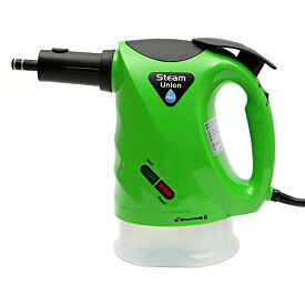 【中古】H2Oスチームユニオン 11点デラックスセット ハンディスチームクリーナー スチームモップ機能搭載 スチームクリーナー スチームアイロン 除菌 消臭 高温 高圧 台所 キッチン 油汚れ トイレ お風呂 (グリーン)