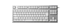 【中古】R2TL-JPVM-WH(シルバー/白) REALFORCE TKL for Mac 日本語91配列