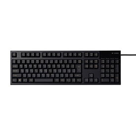 【中古】東プレ REALFORCE R2 日本語108配列 静電容量無接点方式 USBキーボード 荷重45g レーザー刻印 かな表記なし ブラック R2-JP4-BK
