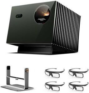 Valerion VisionMaster Pro2 �g���v�����[�U�[ 4K�v���W�F�N�^�[�b360°�W���o���X�^���h�{3D���K�l4�t���Z�b�g