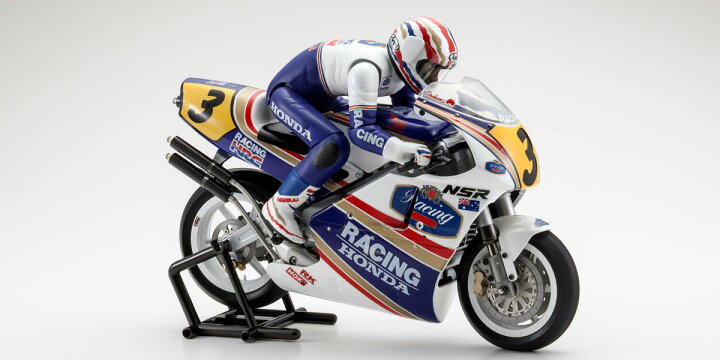 楽天市場】京商 1/8 EP ハングオンレーサー Honda NSR500 1991 キット 