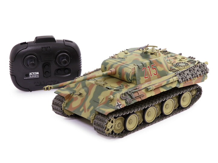 楽天市場】TAMIYA 1/25 RC ドイツ戦車 パンサーA (専用プロポ付き 
