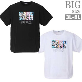 ヒロアカプリント半袖Tシャツ 3L 4L 5L 6L 8L 男 かっこいい 服 C040601-06